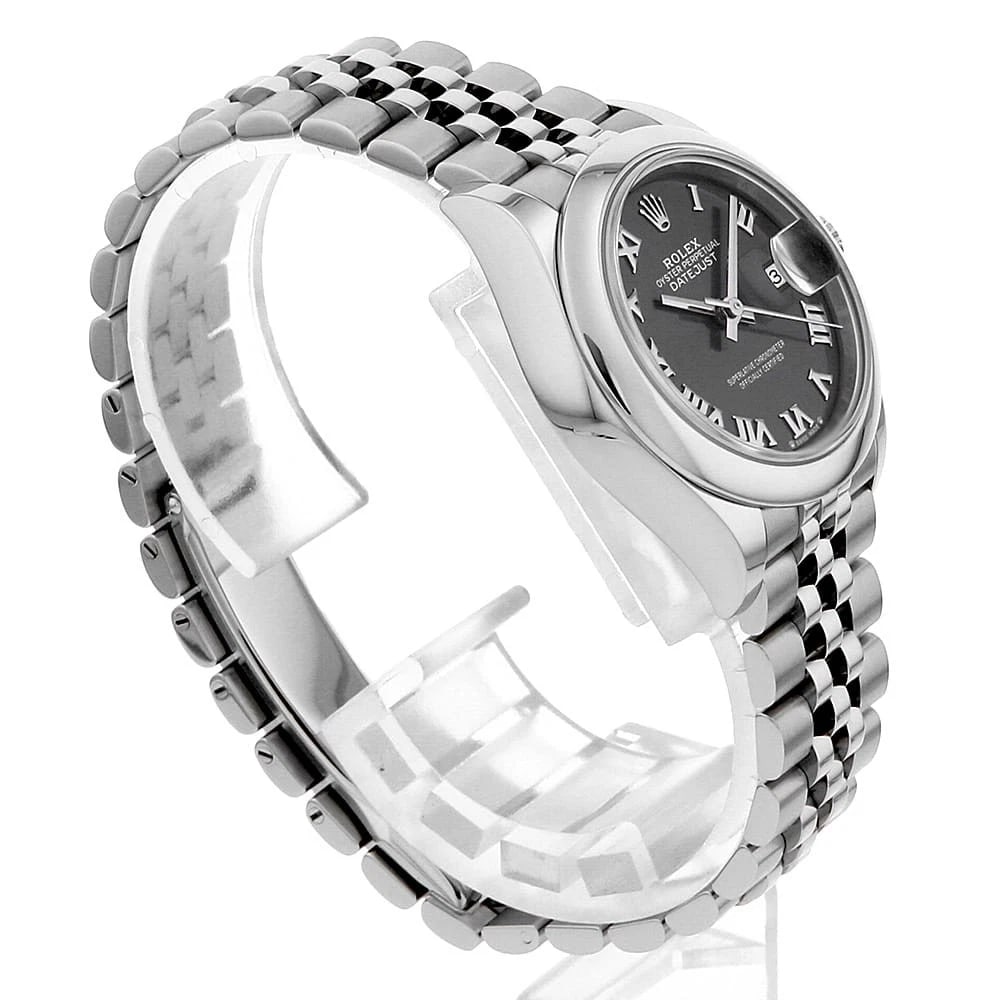 ROLEX DATEJUST DARK GRAY WATCH - 3
