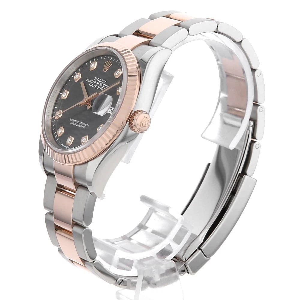 ROLEX DATEJUST DIAMOND SLATE WATCH - 2