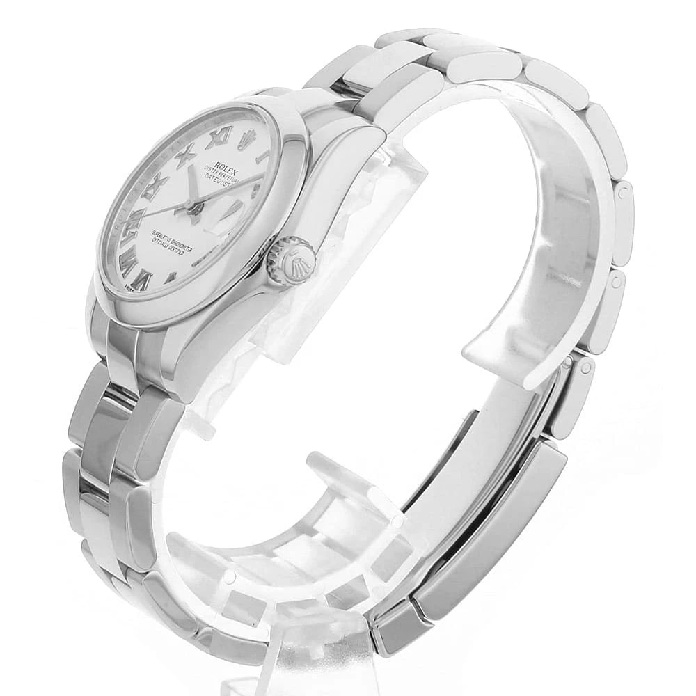 ROLEX DATEJUST WHITE WATCH - 2