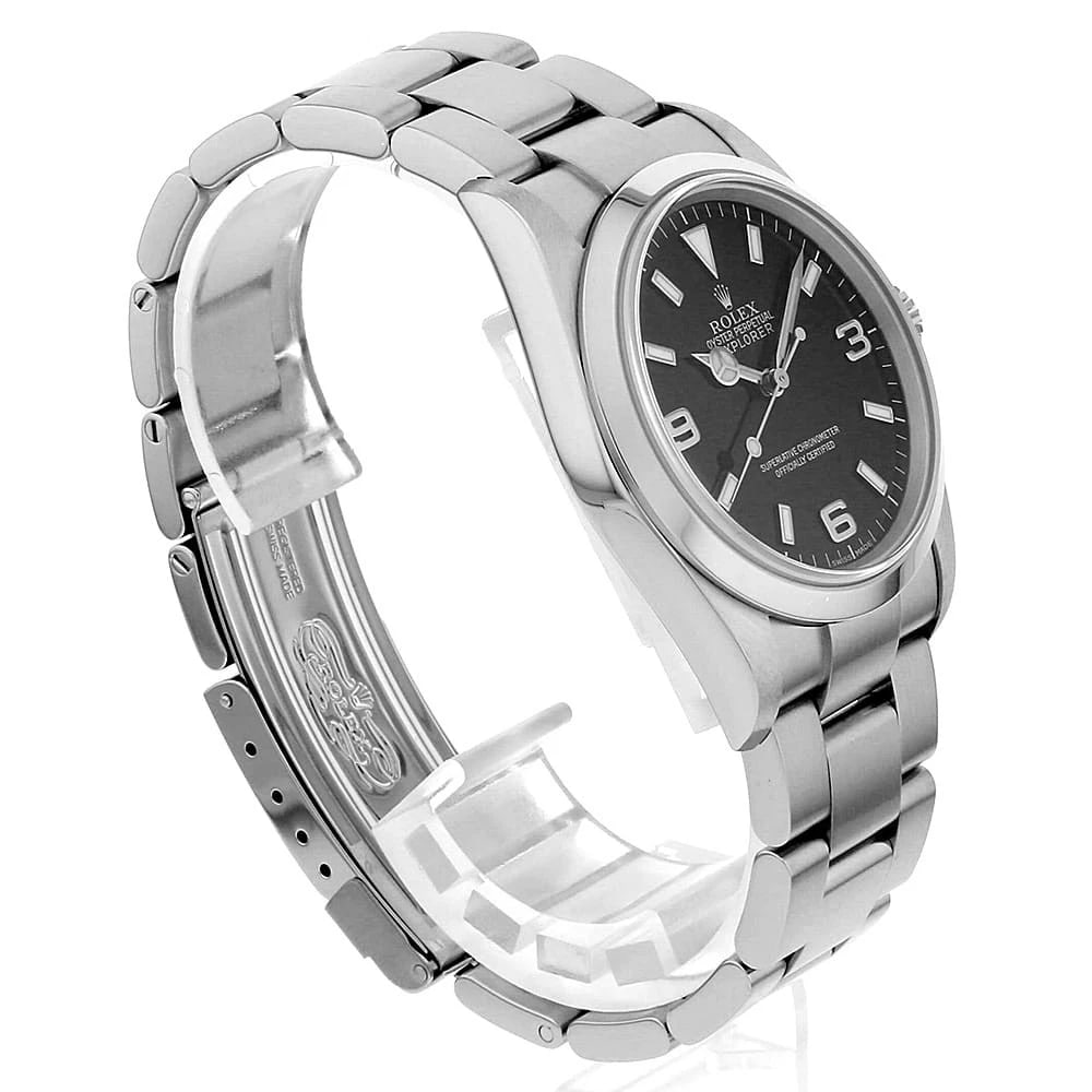 ROLEX EXPLORER BLACK WATCH - 3
