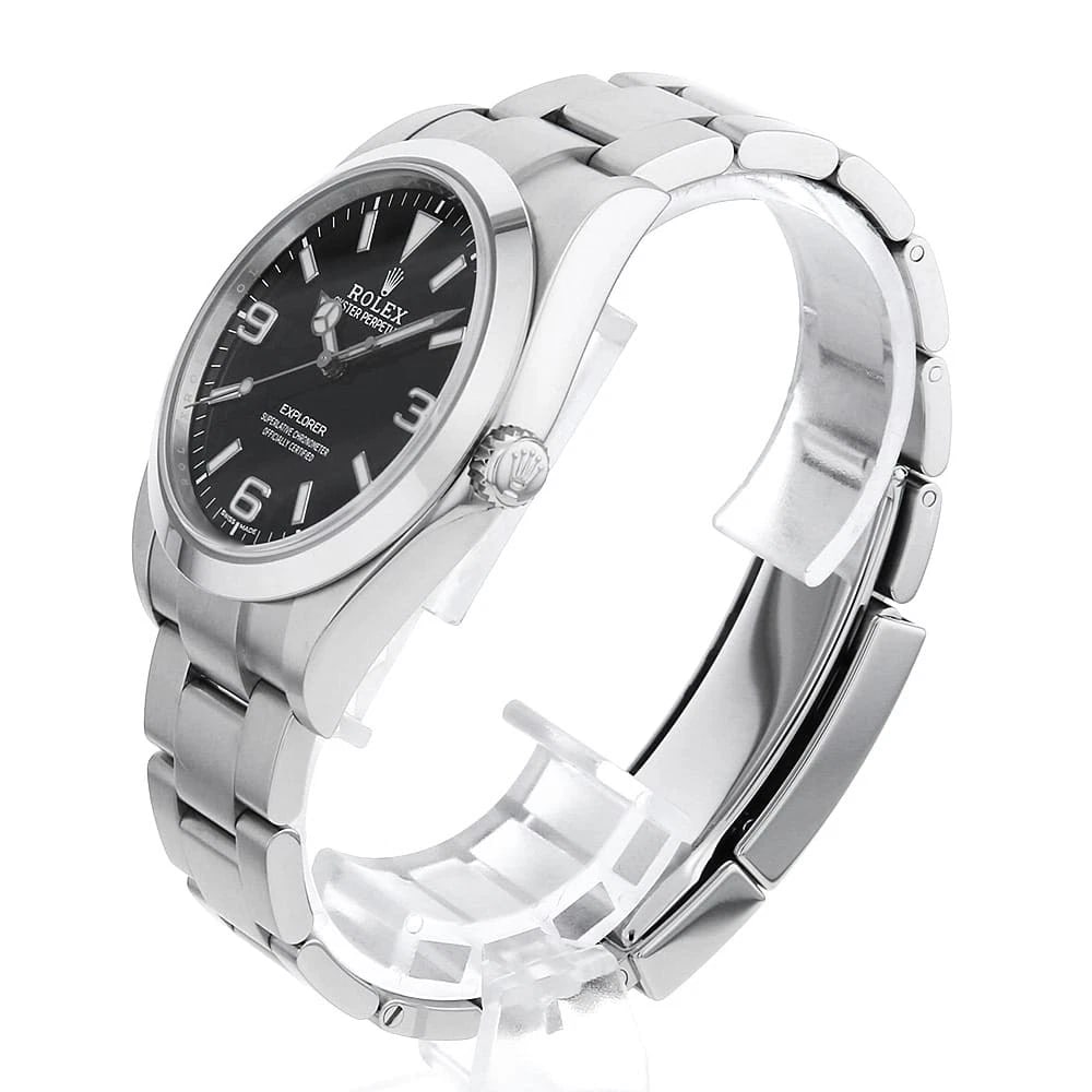 ROLEX EXPLORER WHITE BLACK WATCH - 2