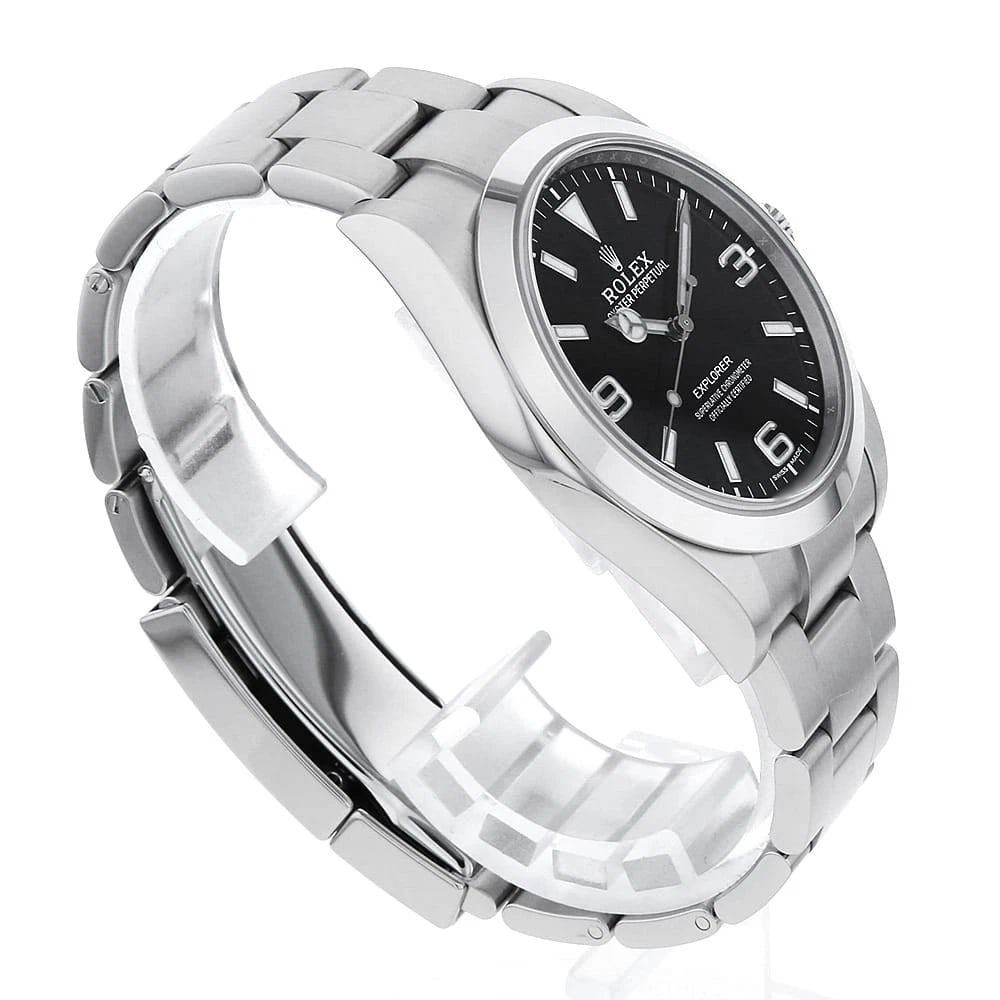 ROLEX EXPLORER WHITE BLACK WATCH - 3