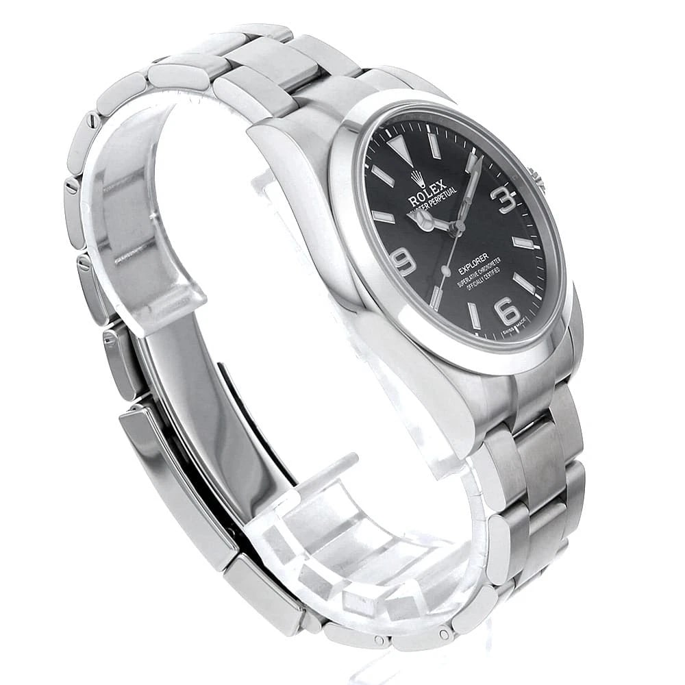 ROLEX EXPLORER WHITE BLACK WATCH - 3