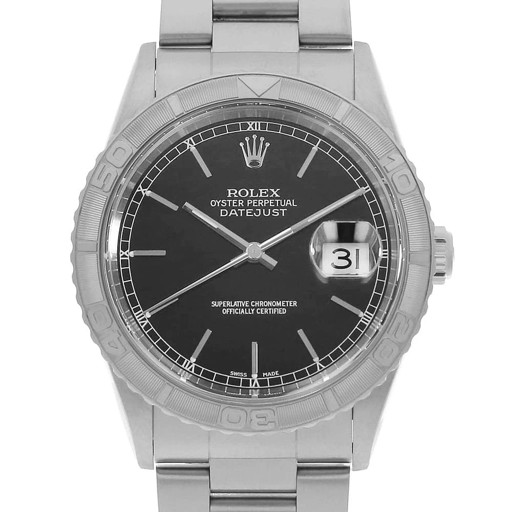 ROLEX DATEJUST THUNDERBIRD BLACK WATCH (1 of 3)