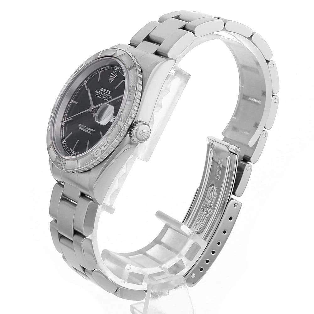 ROLEX DATEJUST THUNDERBIRD BLACK WATCH - 2