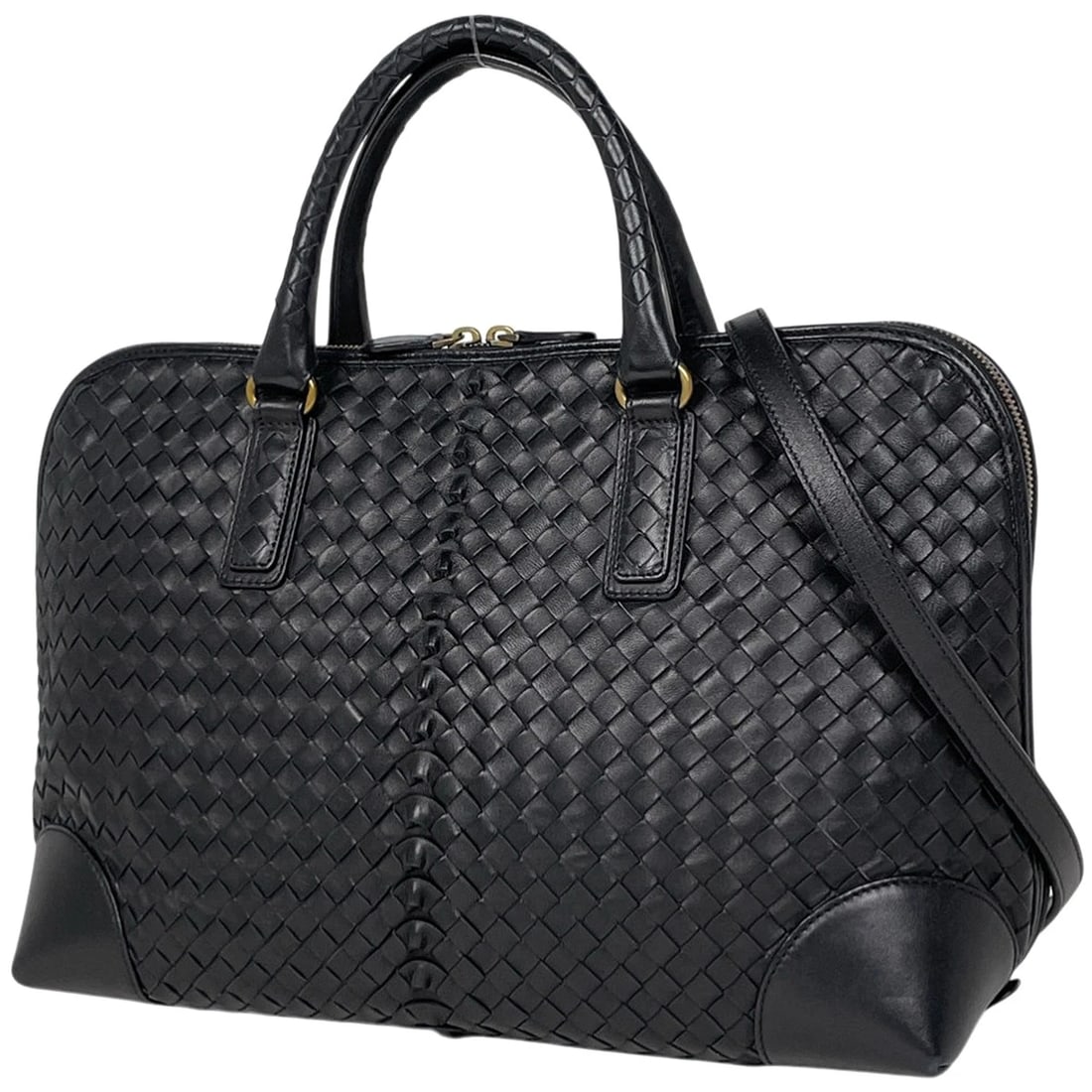 BOTTEGAVENETA INTRECCIATO BRIEFCASE 2WAY SHOULDER BAG (1 of 6)