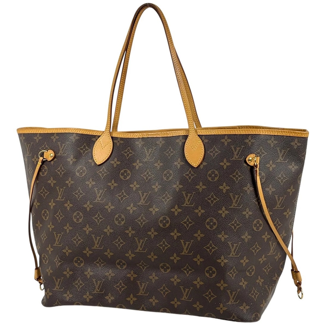 LOUIS VUITTON NEVERFULL GM SHOULDER BAG TOTE BAG: Louis Vuitton Neverfull GM Shoulder Bag Tote Bag Brand: Louis Vuitton Type/Style: Tote Bag Material: Monogram Color: Brown Size: Width 39.5cm(15.6") Height 33cm(13") Depth 20cm(7.9") Accessories: