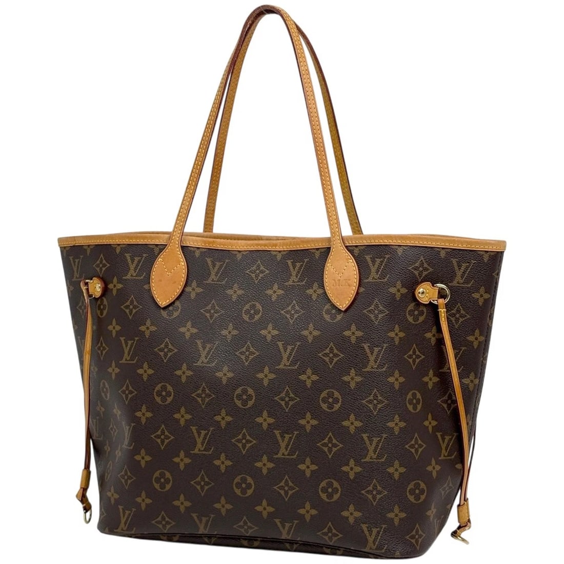 LOUIS VUITTON NEVERFULL MM HAND BAG TOTE BAG: Louis Vuitton Neverfull MM Hand Bag Tote Bag Brand: Louis Vuitton Type/Style: Tote Bag Material: Monogram Color: Brown Fuchsia (Pink) Size: Width 32cm(12.6") Height 29cm(11.4") Depth 16cm(6.3")