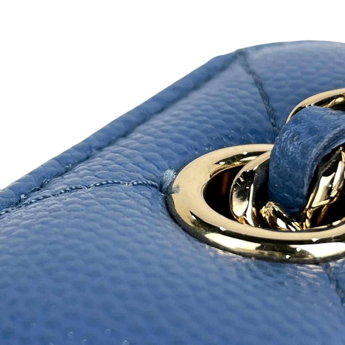 CHANEL (INTERLOCKING) CC LOGO CHAIN SHOULDER BAG - 9
