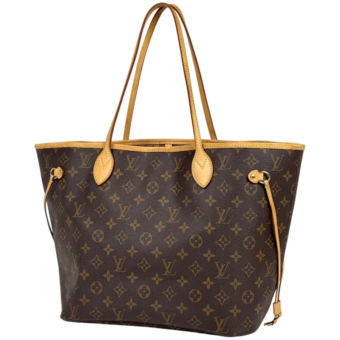 LOUIS VUITTON NEVERFULL MM SHOULDER BAG TOTE BAG: Louis Vuitton Neverfull MM Shoulder Bag Tote Bag Brand: Louis Vuitton Type/Style: Tote Bag Material: Monogram Color: Brown Size: Width 32cm(12.6") Height 29cm(11.4") Depth 17cm(6.7") Accessories: