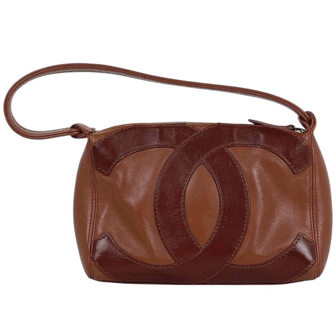 CHANEL (INTERLOCKING) CC LOGO SHOULDER BAG - 3