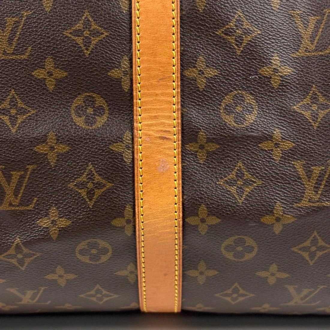 LOUIS VUITTON KEEPALL60 HAND BAG MONOGRAM BROWN - 4