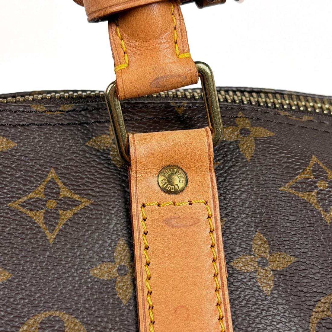LOUIS VUITTON KEEPALL60 HAND BAG MONOGRAM BROWN - 5