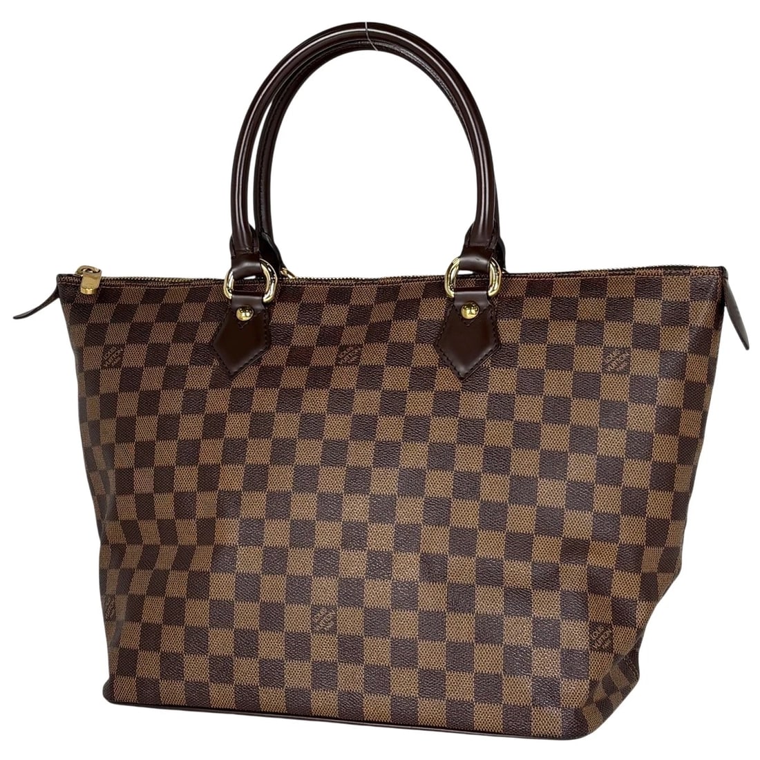 LOUIS VUITTON SALEYAMM HAND BAG TOTE BAG DAMIER BROWN: Louis Vuitton SaleyaMM Hand Bag Tote Bag Damier Brown Brand: Louis Vuitton Type/Style: Tote Bag Material: Damier Color: Brown Size: Width 31cm(12.2") Height 28.5cm(11.2") Depth 18cm(7.1") Accessor