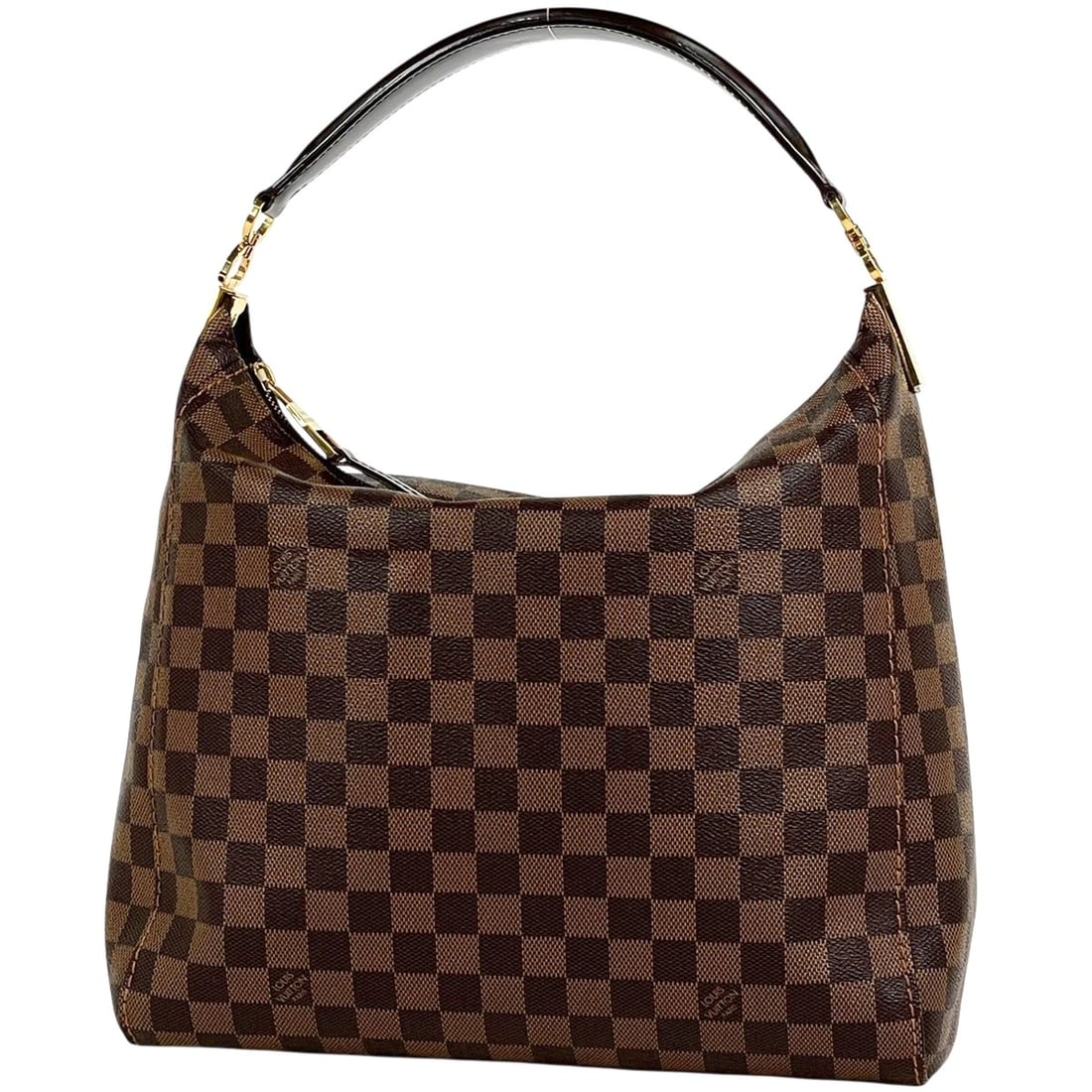 LOUIS VUITTON PORTOBELLO PM SHOULDER BAG DAMIER BROWN: Louis Vuitton Portobello PM Shoulder Bag Damier Brown Brand: Louis Vuitton Type/Style: Shoulder Bag Material: Damier Color: Brown Size: Width 32cm(12.6") Height 30cm(11.8") Depth 11.5cm(4.5") Acce