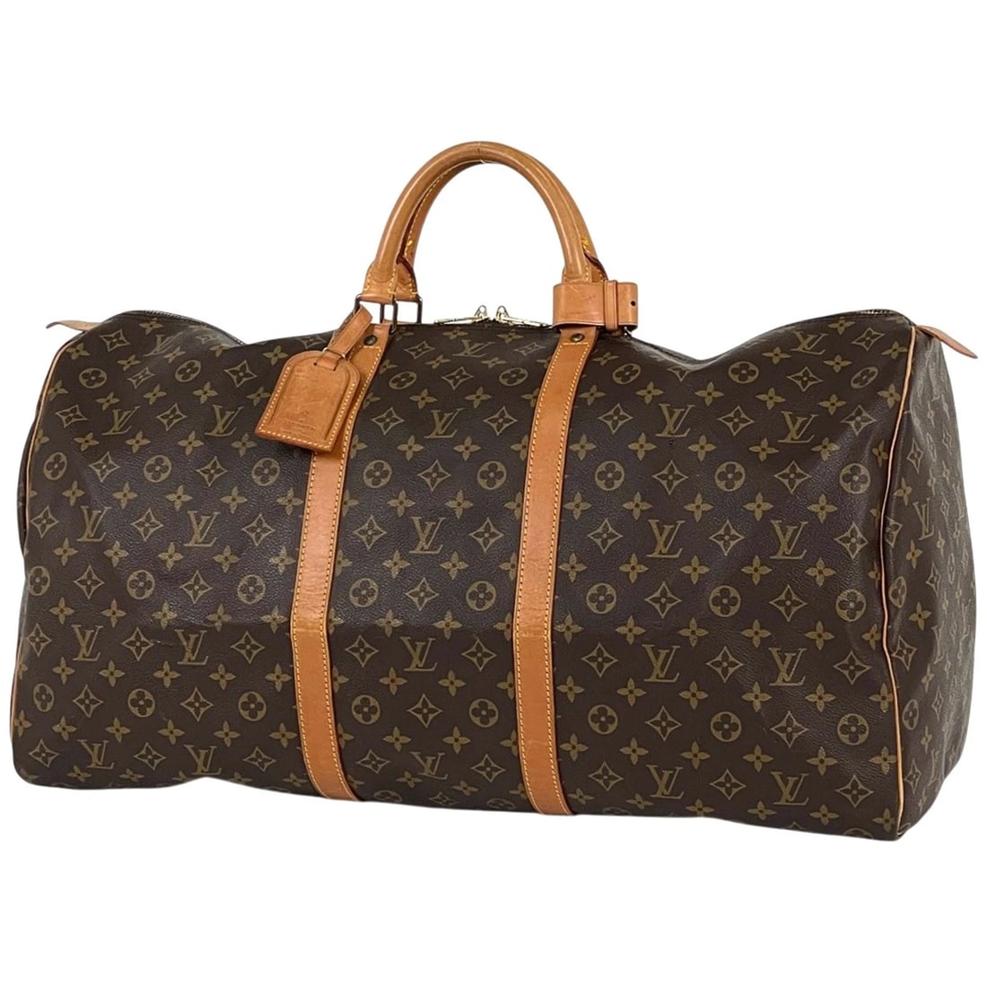 LOUIS VUITTON KEEPALL60 HAND BAG MONOGRAM BROWN: Louis Vuitton keepall60 Hand Bag Monogram Brown Brand: Louis Vuitton Type/Style: Hand Bag Material: Monogram Color: Brown Size: Width 60cm(23.6") Height 32cm(12.6") Depth 26cm(10.2") Accessories: