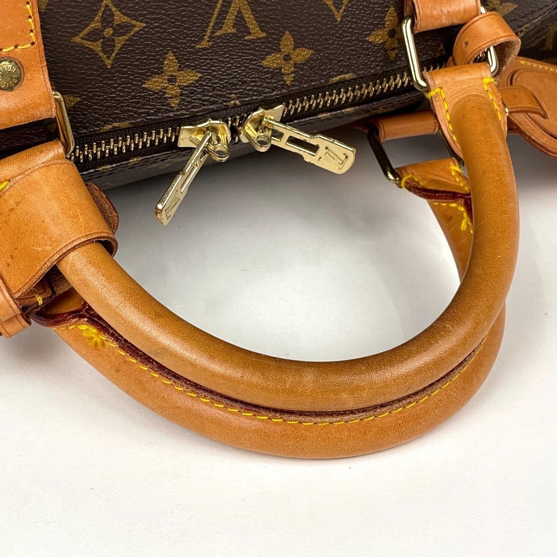 LOUIS VUITTON KEEPALL60 HAND BAG MONOGRAM BROWN - 8