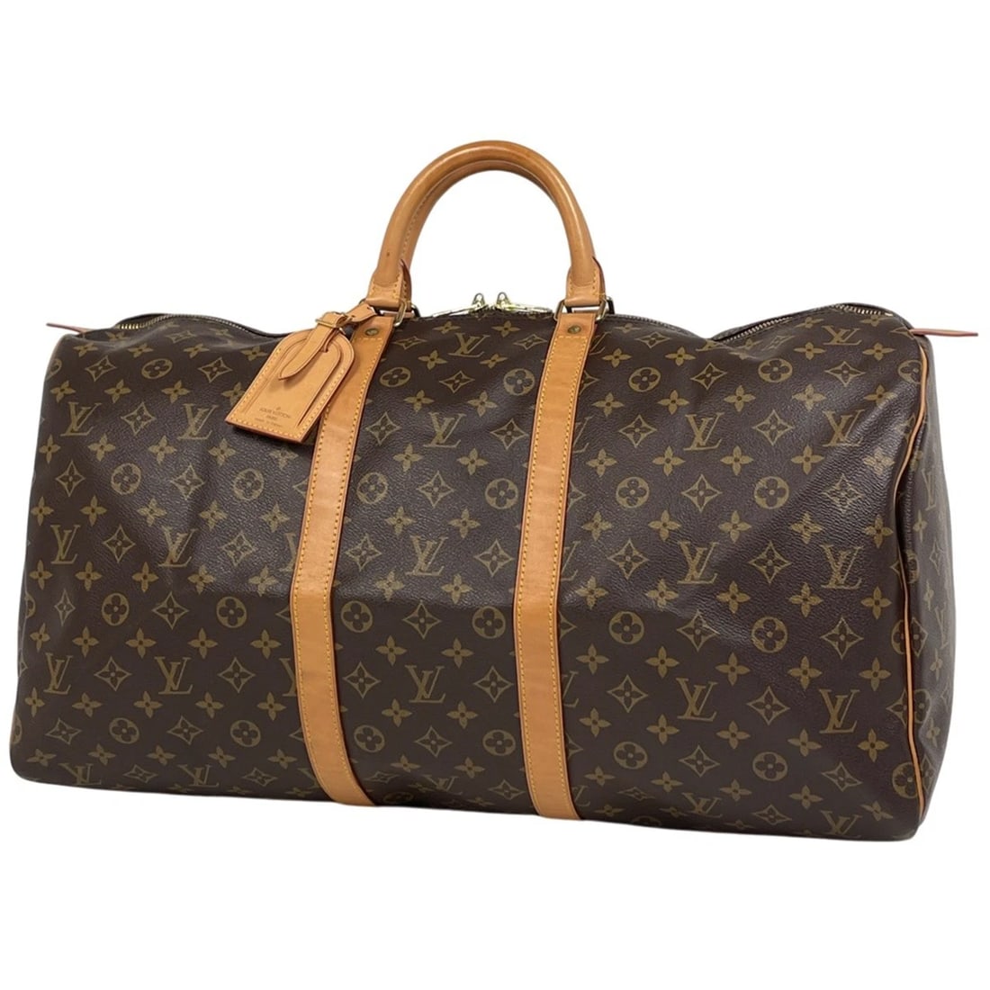 LOUIS VUITTON KEEPALL55 HAND BAG MONOGRAM BROWN: Louis Vuitton keepall55 Hand Bag Monogram Brown Brand: Louis Vuitton Type/Style: Hand Bag Material: Monogram Color: Brown Size: Width 55cm(21.7") Height 29cm(11.4") Depth 25cm(9.8") Accessories: None