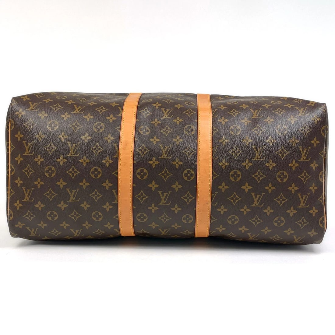 LOUIS VUITTON KEEPALL55 HAND BAG MONOGRAM BROWN - 2