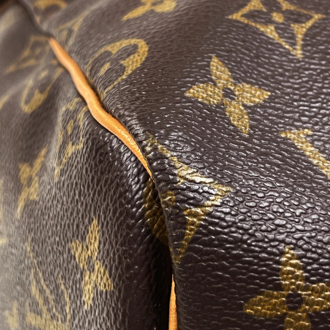 LOUIS VUITTON KEEPALL55 HAND BAG MONOGRAM BROWN - 3