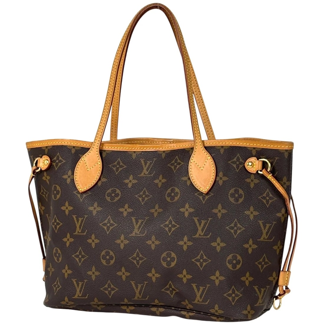 LOUIS VUITTON NEVER FULL PM HAND BAG TOTE BAG MONOGRAM (1 of 6)