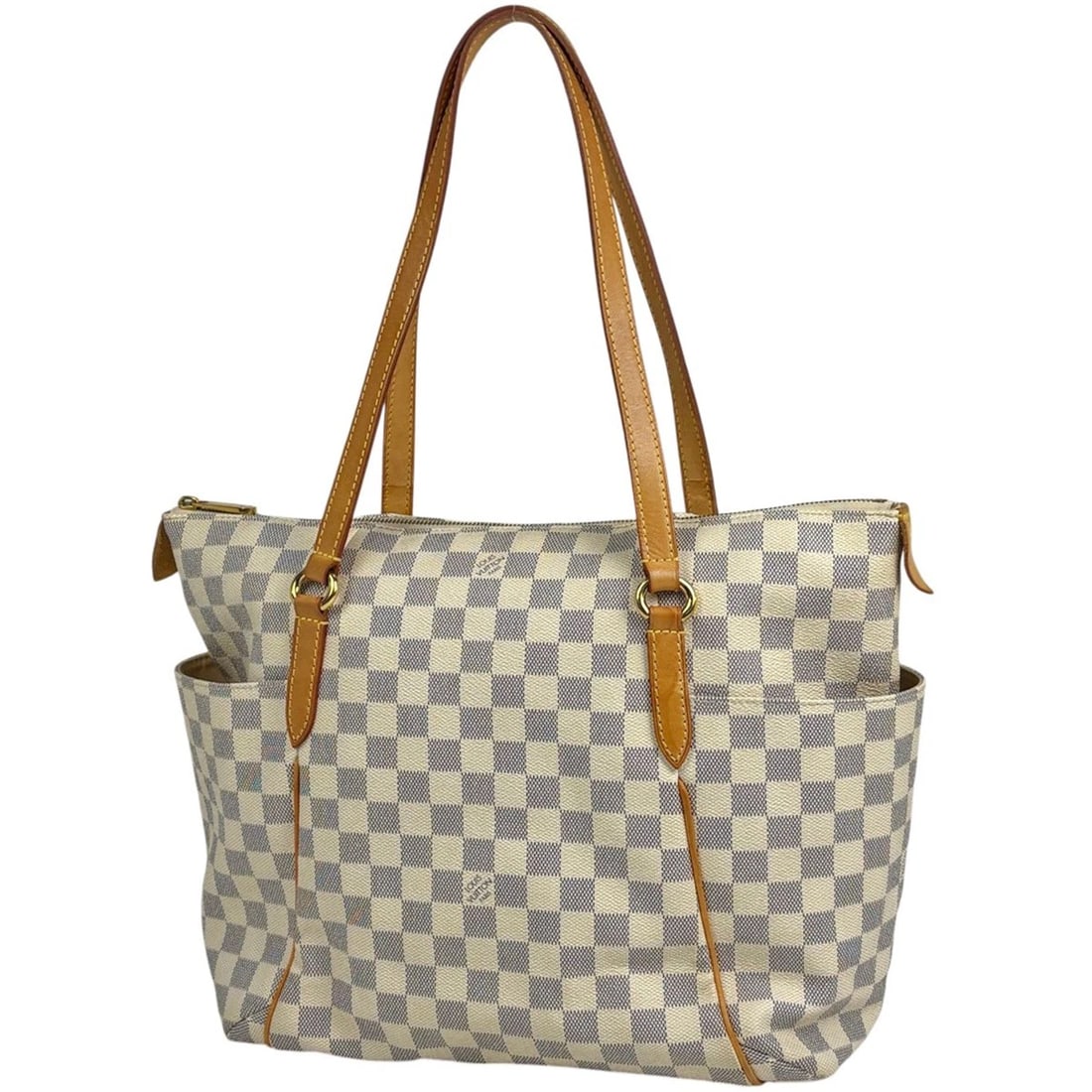 LOUIS VUITTON TOTALLY MM SHOULDER BAG TOTE BAG DAMIER AZUR: Louis Vuitton Totally MM Shoulder Bag Tote Bag Damier Azur Brand: Louis Vuitton Type/Style: Tote Bag Material: Damier Azur Color: White Size: Width 32cm(12.6") Height 29cm(11.4") Depth 15cm(5.9")