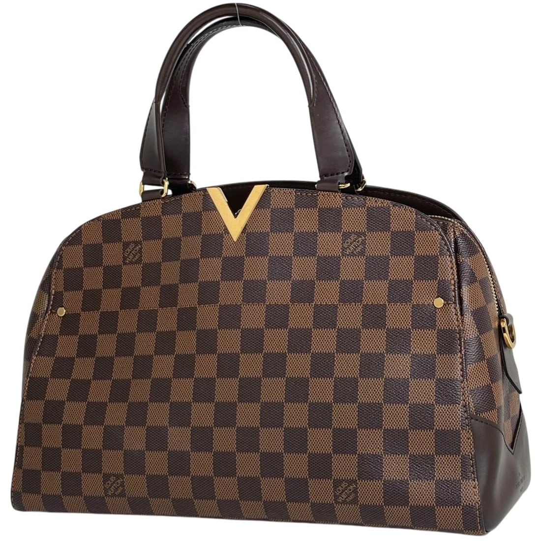 LOUIS VUITTON KENSINGTON BOWLING HAND BAG DAMIER BROWN (1 of 7)