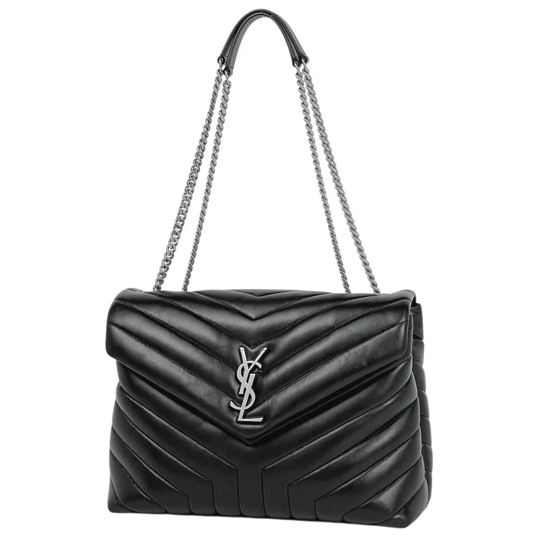 SAINT LAURENT PARIS LULU MEDIUM SHOULDER BAG (1 of 9)