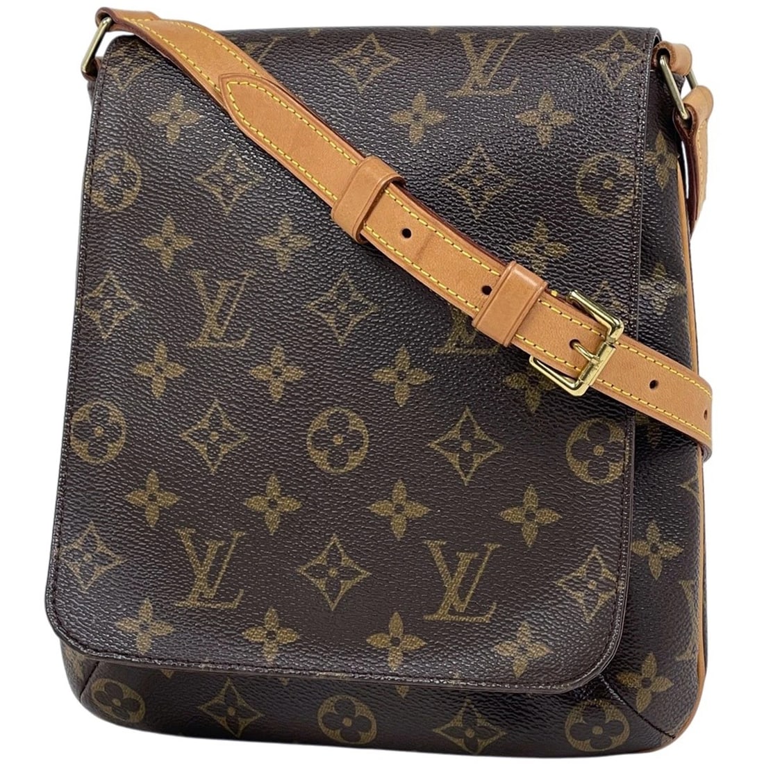 LOUIS VUITTON MUSETTE SALSA SHOULDER BAG MONOGRAM BROWN (1 of 6)