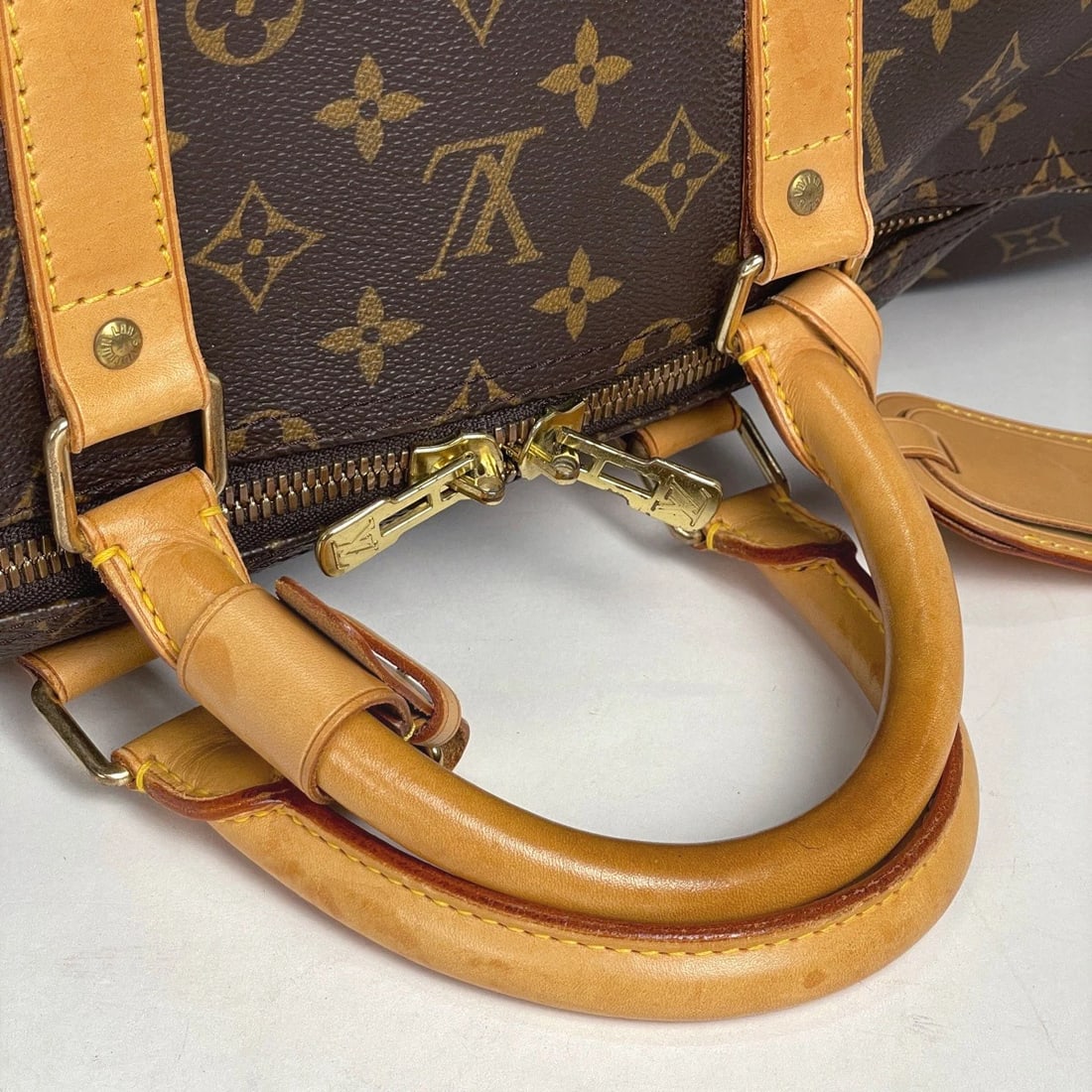 LOUIS VUITTON KEEPALL55 HAND BAG MONOGRAM - 7
