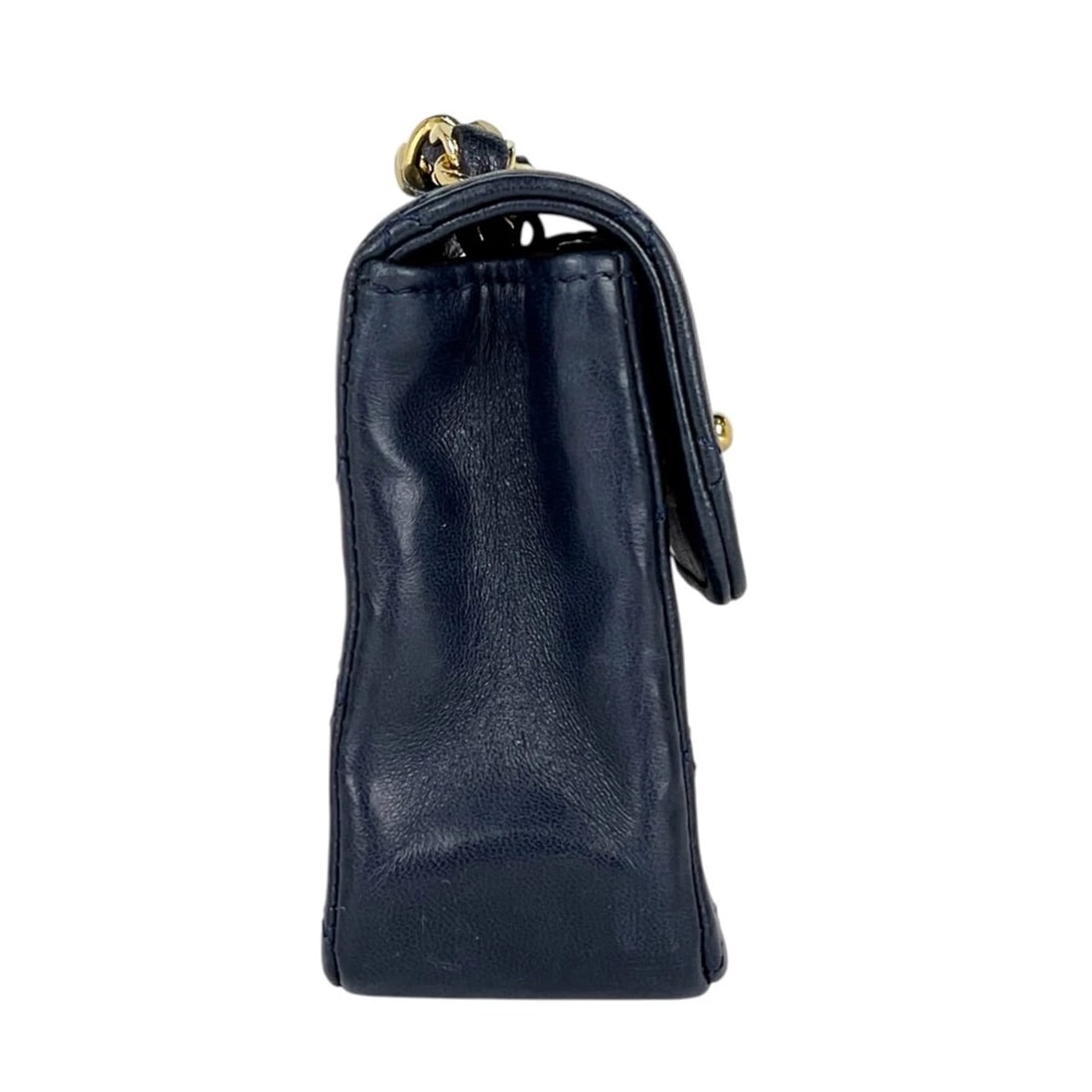 CHANEL (INTERLOCKING) CC LOGO CHAIN SHOULDER BAG - 4