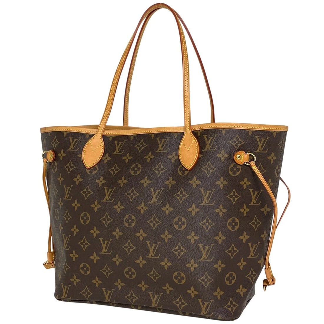 LOUIS VUITTON NEVERFULL MM SHOULDER BAG TOTE BAG: Louis Vuitton Neverfull MM Shoulder Bag Tote Bag Brand: Louis Vuitton Type/Style: Tote Bag Material: Monogram Color: Brown Size: Width 32cm(12.6") Height 29cm(11.4") Depth 17cm(6.7") Accessories: