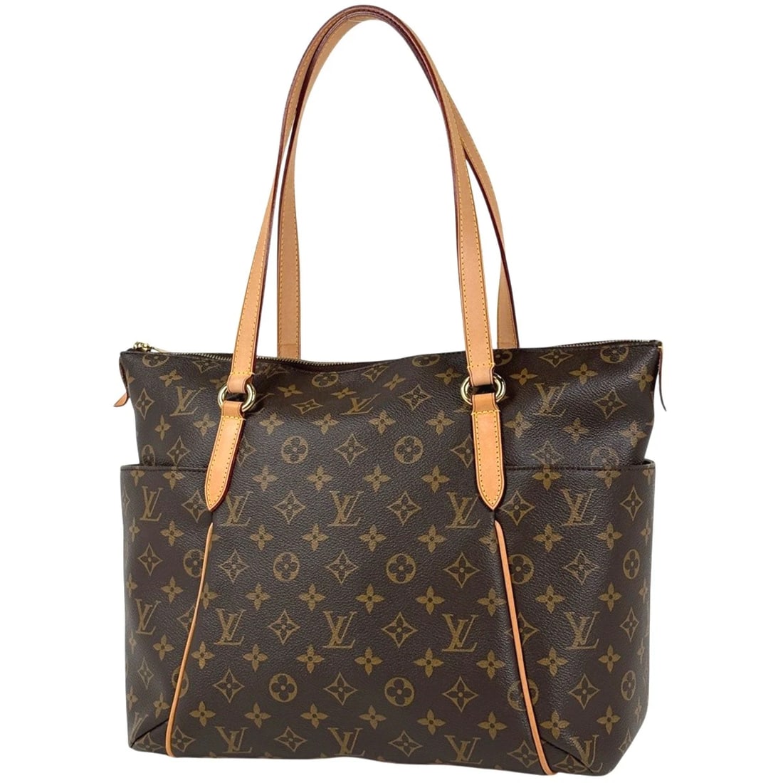 LOUIS VUITTON TOTALLY MM TOTE BAG MONOGRAM BROWN: Louis Vuitton Totally MM Tote Bag Monogram Brown Brand: Louis Vuitton Type/Style: Tote Bag Material: Monogram Color: Brown Size: Width 33cm(13") Height 29cm(11.4") Depth 16cm(6.3") Accessories: No