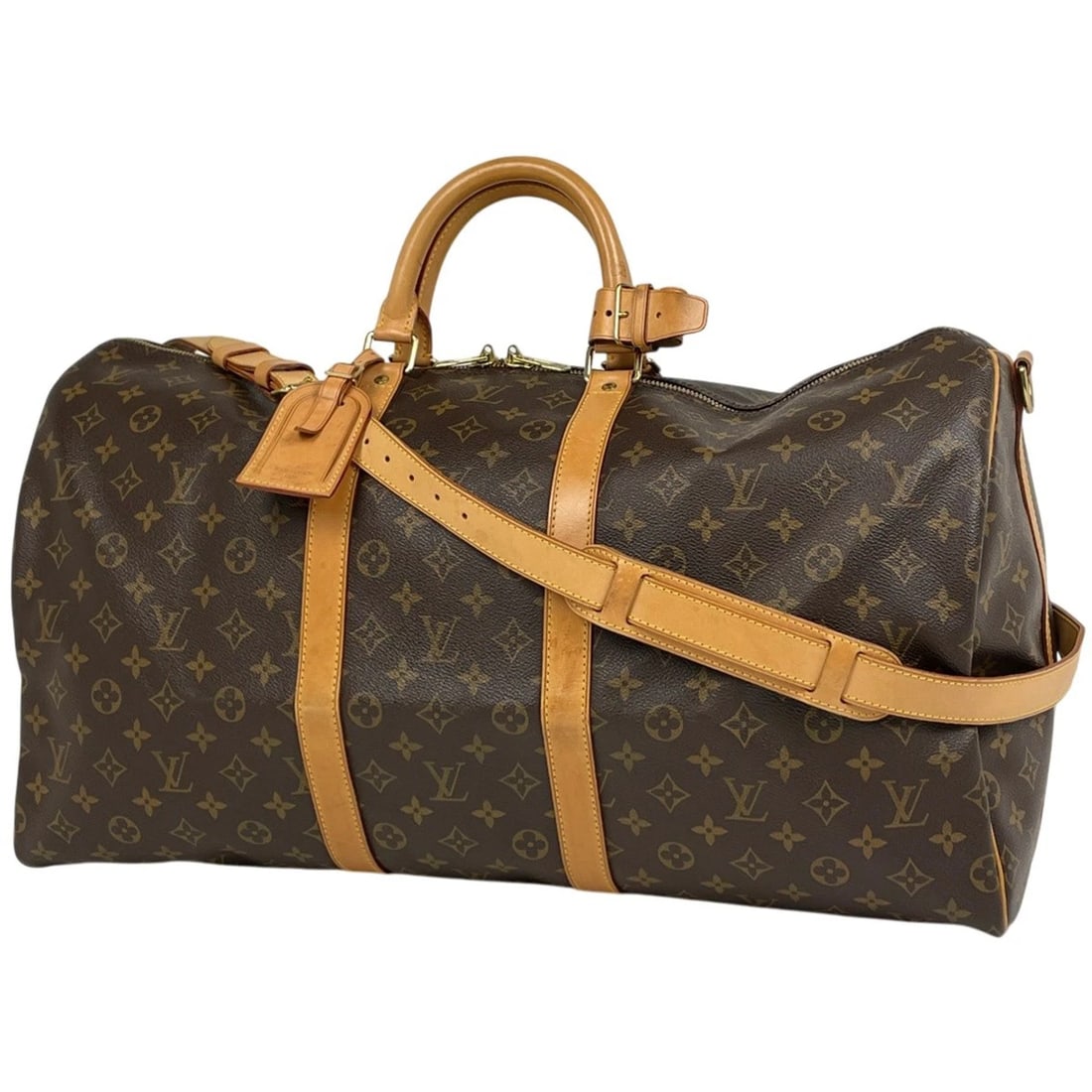 LOUIS VUITTON KEEPALL BANDOULIERE 55 HAND BAG MONOGRAM (1 of 9)