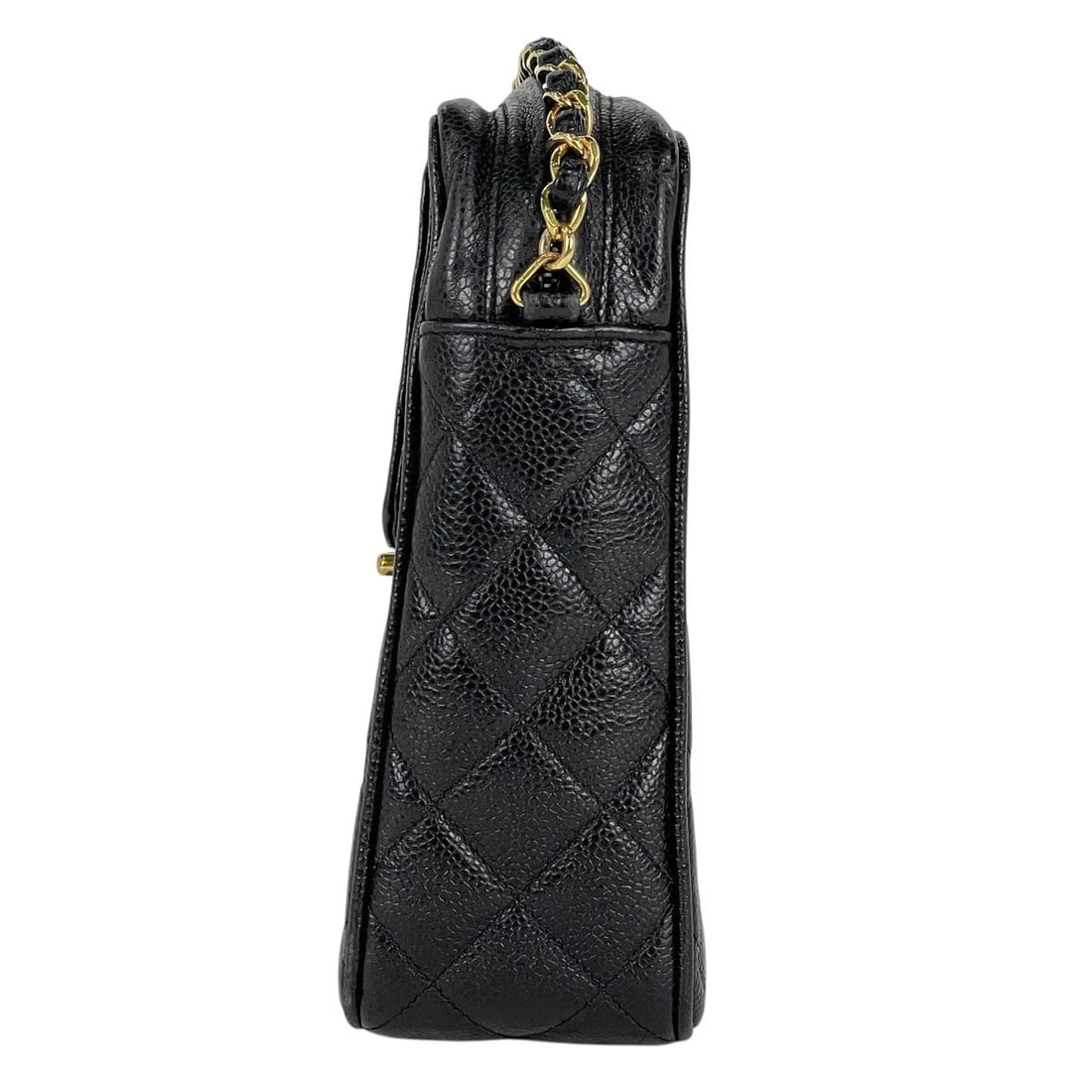 CHANEL (INTERLOCKING) CC LOGO CHAIN SHOULDER BAG - 2