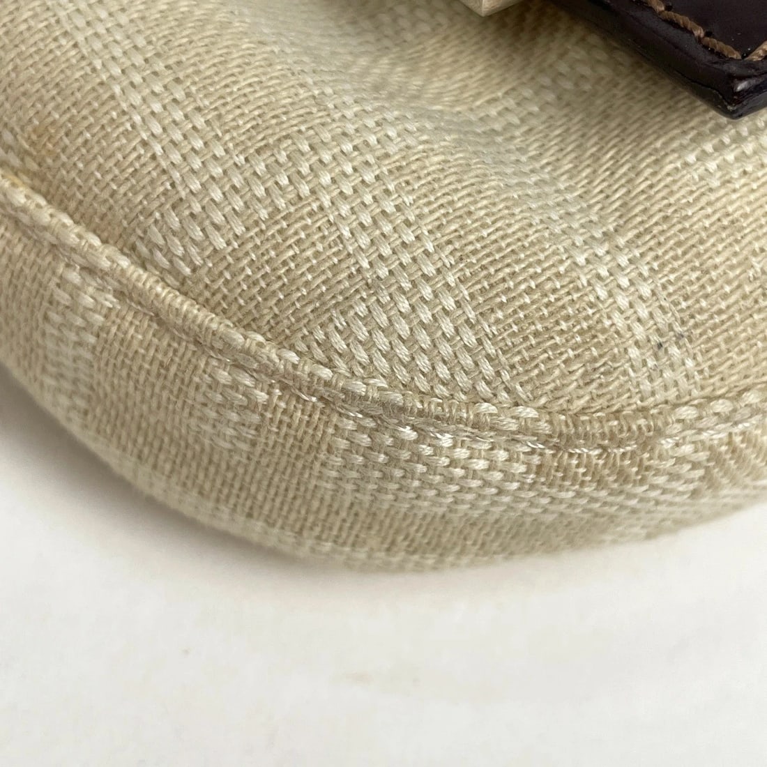 FENDI ZUCCA PATTERN MINI POUCH HAND BAG - 3
