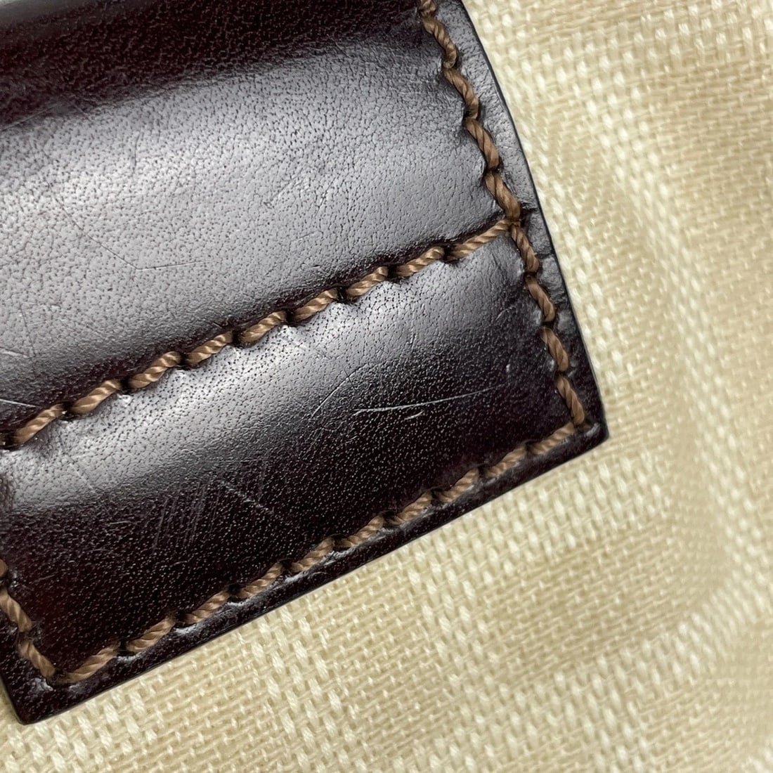 FENDI ZUCCA PATTERN MINI POUCH HAND BAG - 4