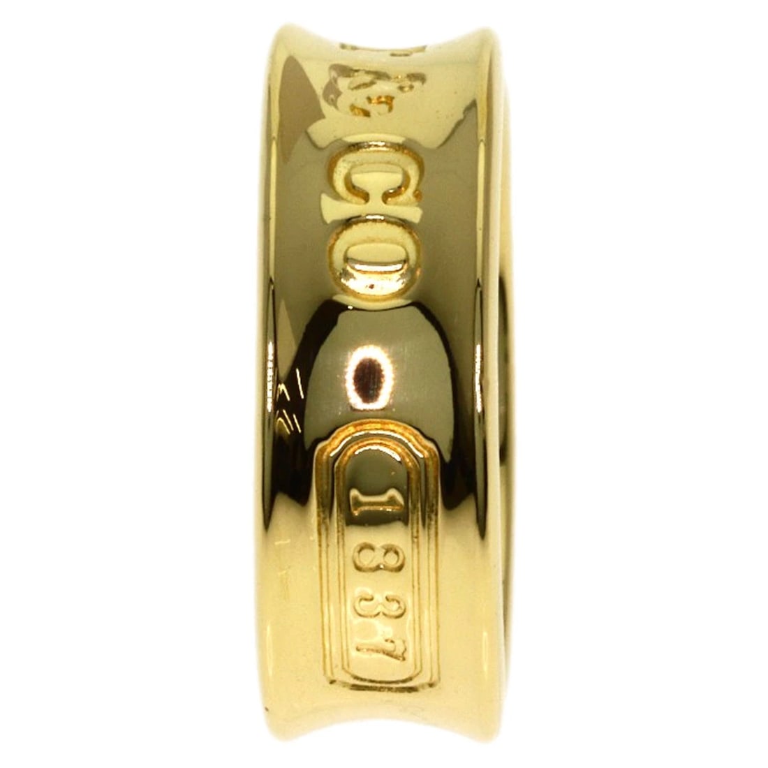TIFFANY&CO. RING K18 YELLOW GOLD: TIFFANY&Co. Ring K18 Yellow Gold Brand: TIFFANY&Co. Type/Style: Ring Material: K18 Yellow Gold, Color: Gold Size: 4 (US) Accessories: None Accessories Notice: When purchasing pre-owned goo