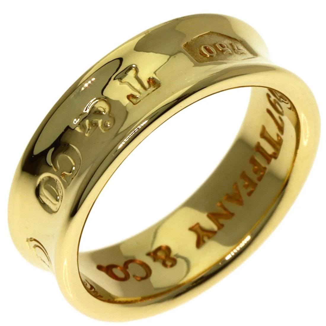 TIFFANY&CO. RING K18 YELLOW GOLD: TIFFANY&Co. Ring K18 Yellow Gold Brand: TIFFANY&Co. Type/Style: Ring Material: K18 Yellow Gold, Color: Gold Size: 6.25 (US) Accessories: None Accessories Notice: When purchasing pre-owned