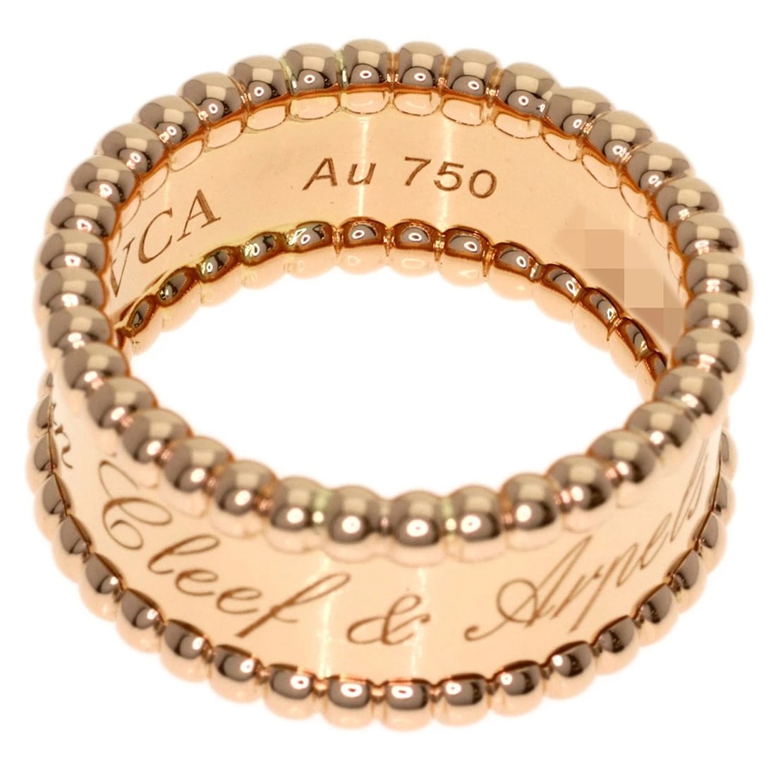 VAN CLEEF & ARPELS PERLE SENIOR TULLE MEDIUM RING - 4