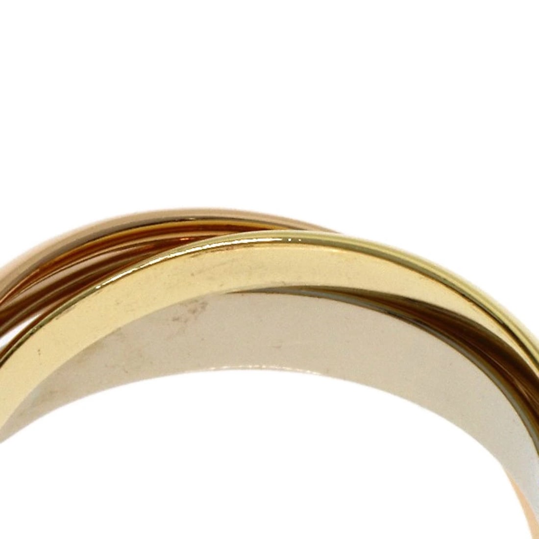CARTIER TRINITY RING K18 YELLOW GOLD K18 WHITE GOLD (1 of 2)