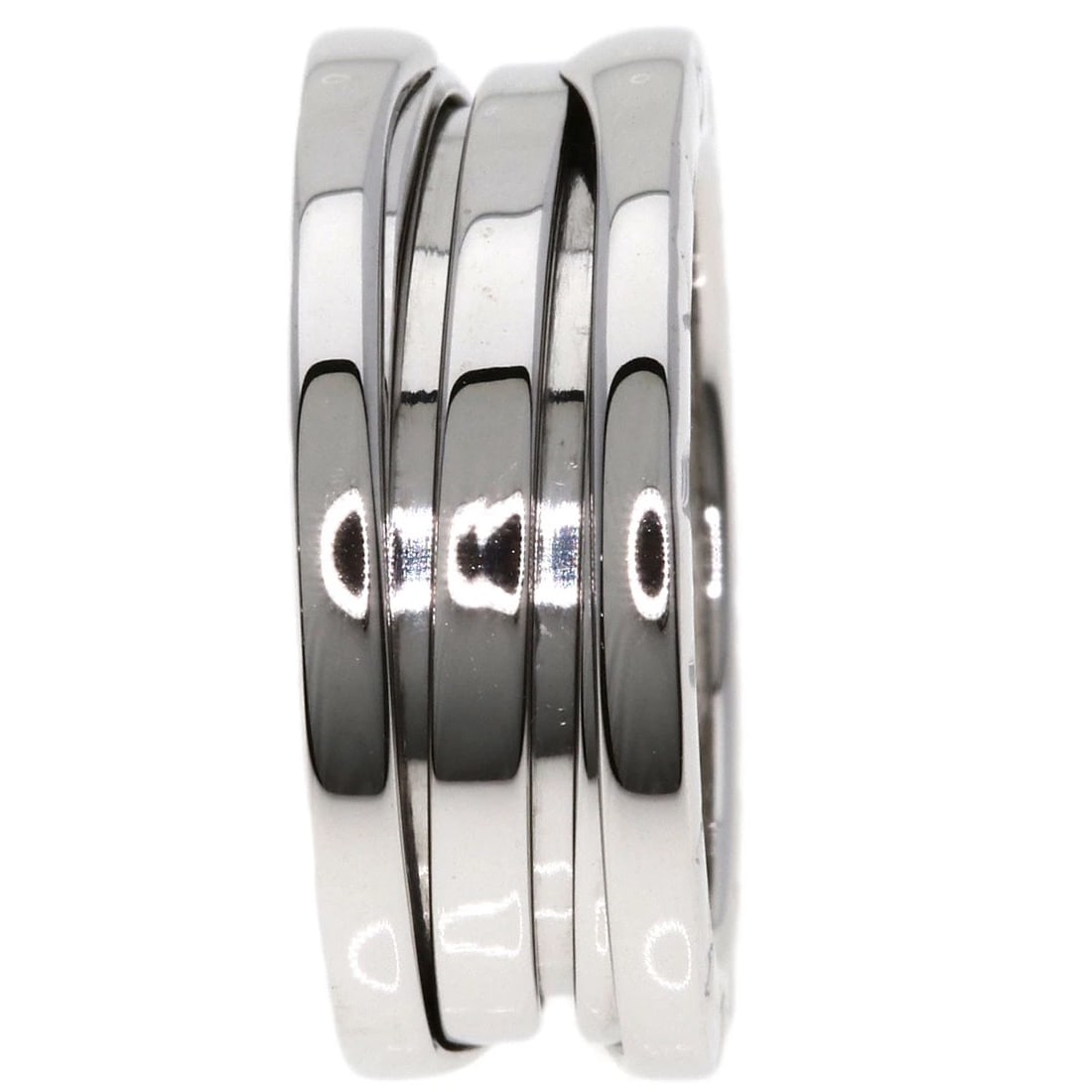 BVLGARI B.ZERO1 2 BAND RING K18 WHITE GOLD: BVLGARI B.zero1 2 band Ring K18 White Gold Brand: BVLGARI Type/Style: Ring Material: K18 White Gold, Color: Silver Size: 6.25 (US) Accessories: None Accessories Notice: When purchasing pre