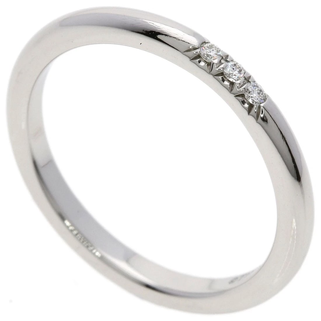 TIFFANY&CO. FOREVER DIAMOND RING PLATINUM PT950: TIFFANY&Co. Forever Diamond Ring Platinum PT950 Brand: TIFFANY&Co. Type/Style: Ring Material: Platinum PT950, Main Stone/Creation Natural Color: Silver Size: 5 (US) Accessories: None Acces