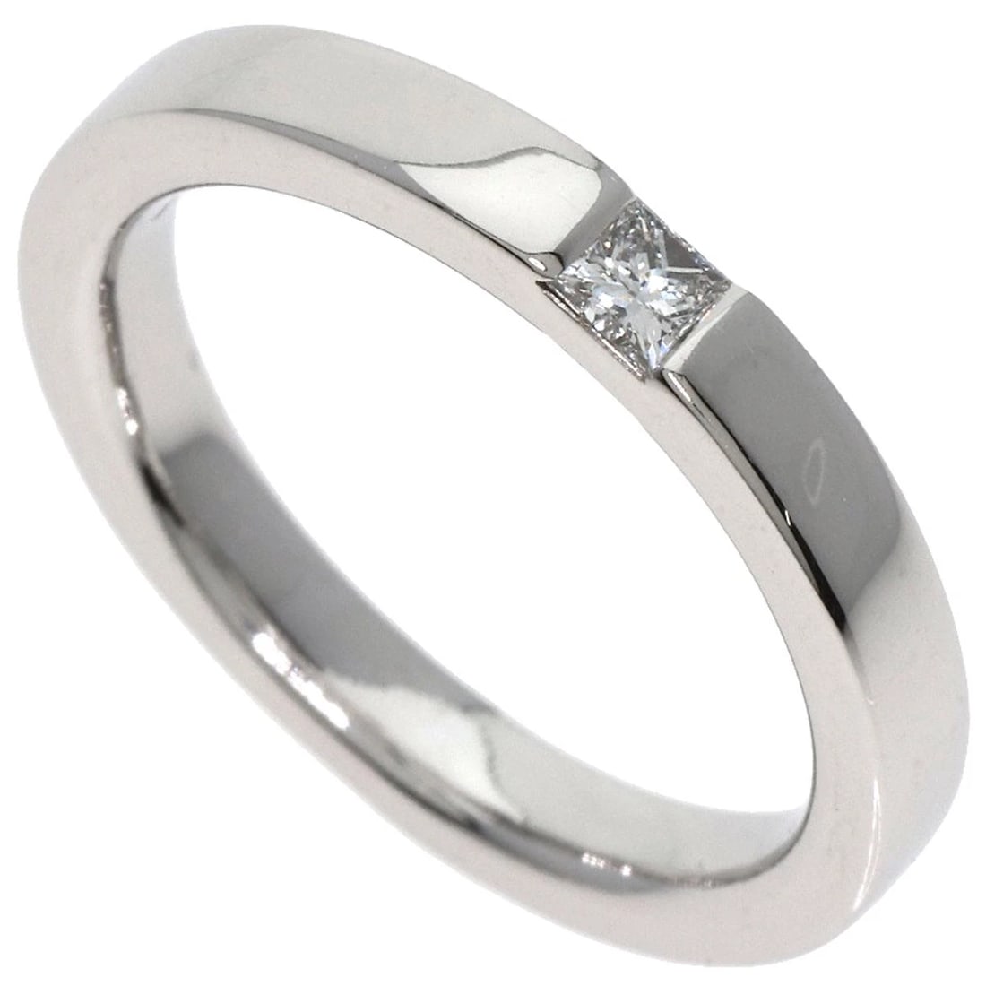 HARRY WINSTON PRINCESS CUT DIAMOND RING PLATINUM PT950 (1 of 5)
