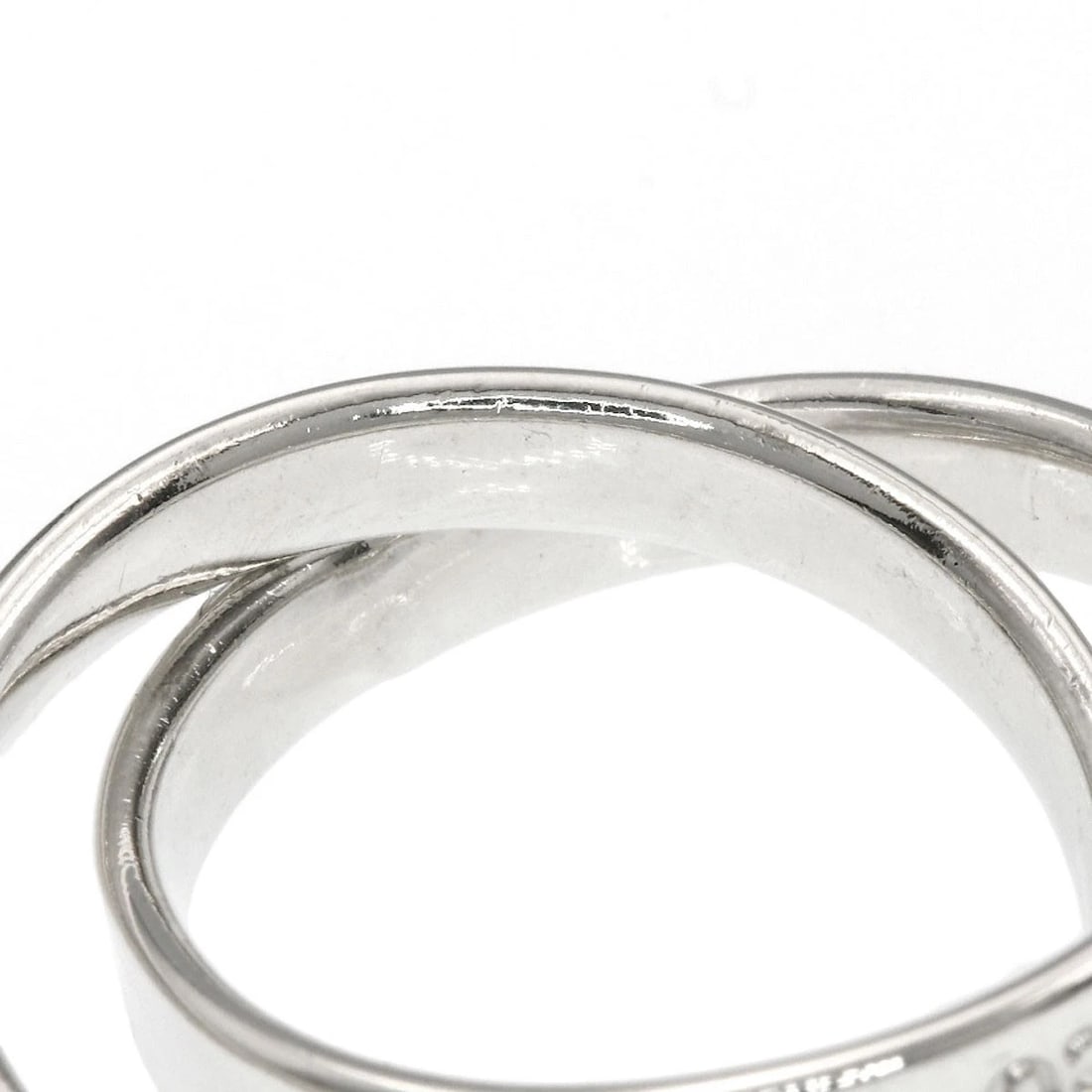 TIFFANY&CO. INTERLOCKING RING SILVER - 5