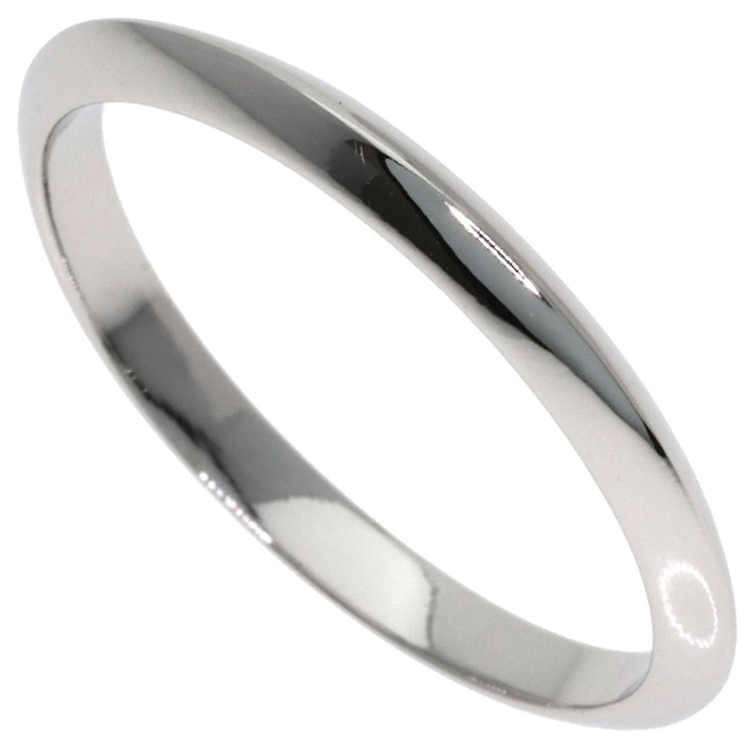 TIFFANY&CO. KNIFE EDGE RING PLATINUM PT950: TIFFANY&Co. Knife edge Ring Platinum PT950 Brand: TIFFANY&Co. Type/Style: Ring Material: Platinum PT950, Color: Silver Size: 5.75 (US) Accessories: None Accessories Notice: When purchasing pre-owned