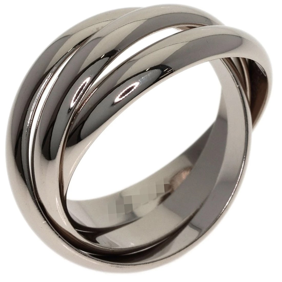 CARTIER TRINITY RING K18 WHITE GOLD - 2