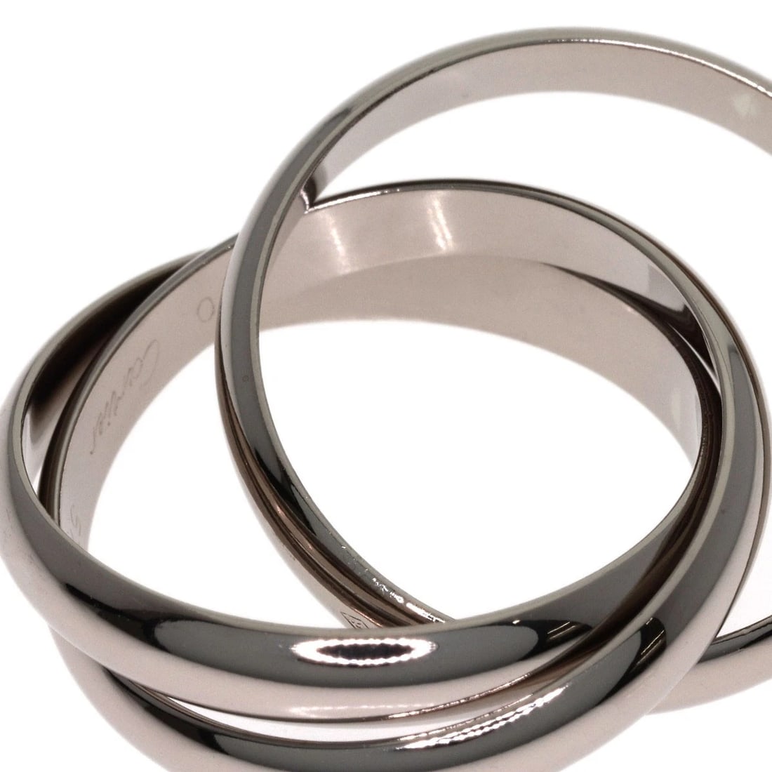 CARTIER TRINITY RING K18 WHITE GOLD - 4