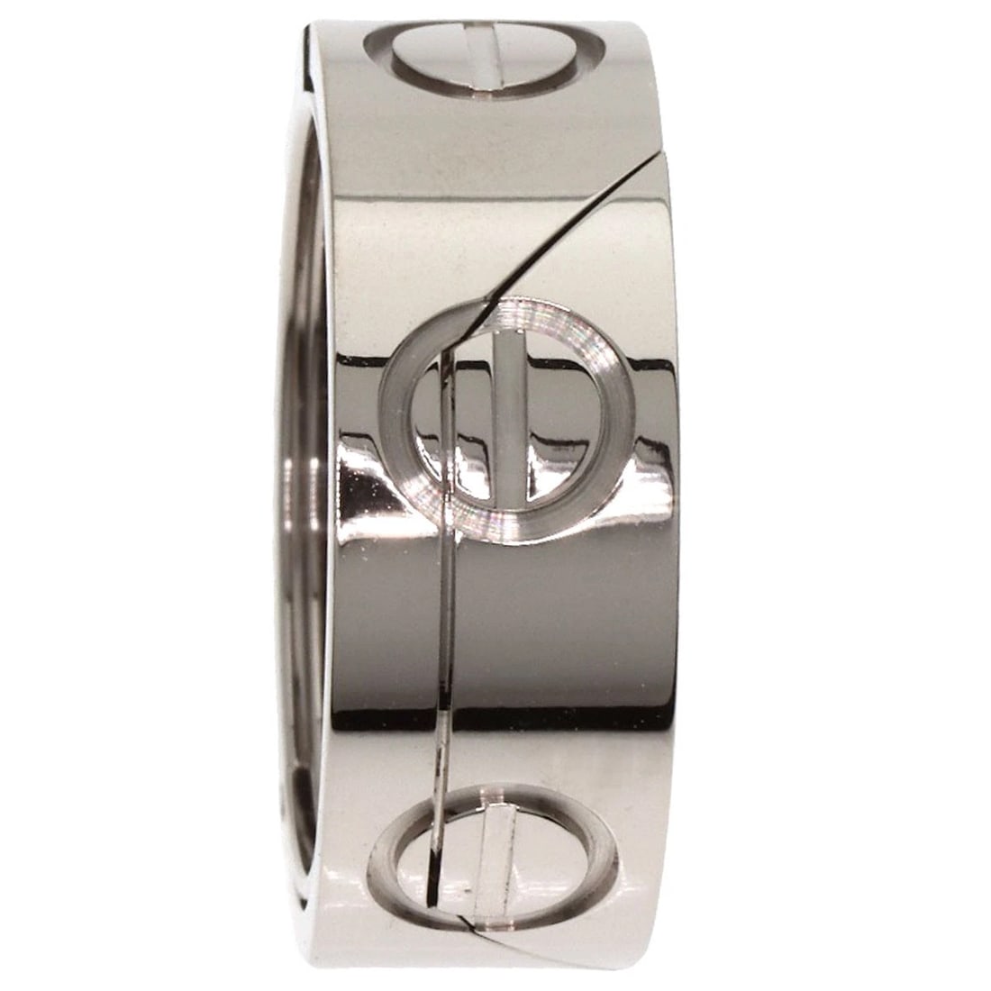 CARTIER ASTRO LOVE RING WITH CORD RING K18 WHITE GOLD (1 of 2)