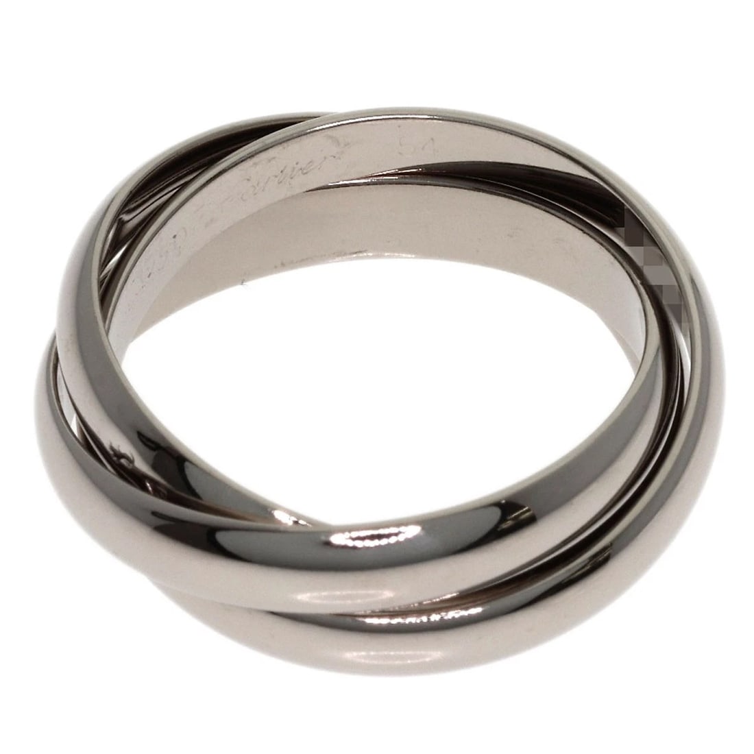 CARTIER TRINITY RING K18 WHITE GOLD - 2